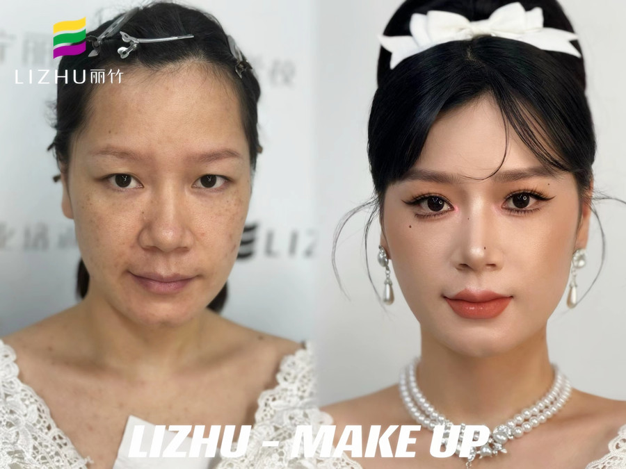 南寧化妝學(xué)校十大名校“素人改造”作品