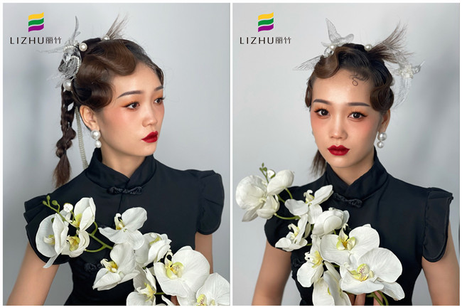 新中式國風(fēng)造型，南寧化妝進(jìn)修培訓(xùn)課堂作品