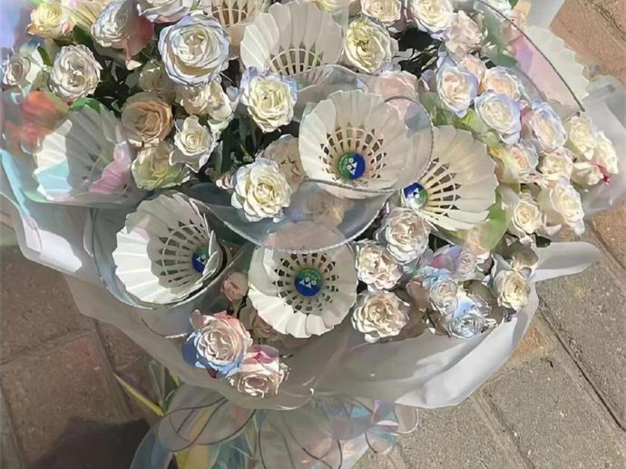 羽毛球花束，南寧鮮花花藝職業(yè)學校分享
