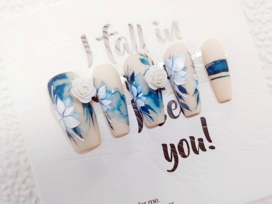 國(guó)風(fēng)雕花美，南寧美甲培訓(xùn)排名推薦