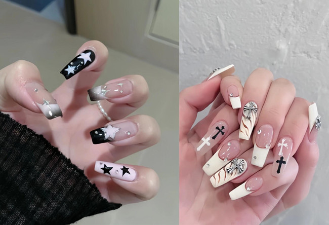 甜辣風(fēng)夏日美甲，廣西美甲款式造型學(xué)校推薦