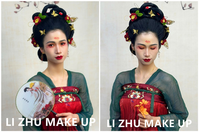 古風(fēng)漢服造型，廣西寫(xiě)真旅拍培訓(xùn)學(xué)校作品