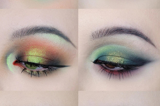 彩色煙熏截?cái)嘌蹔y，零基礎(chǔ)學(xué)眼妝