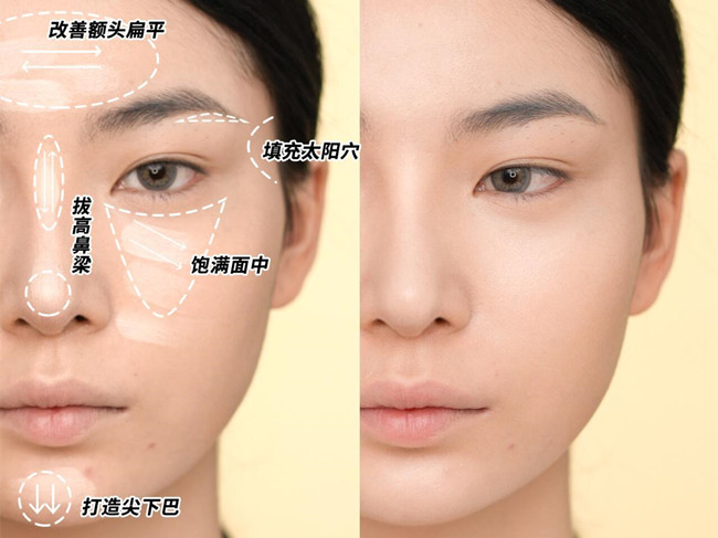 南寧美妝教學(xué)：光影化妝術(shù)教程，打造骨感臉