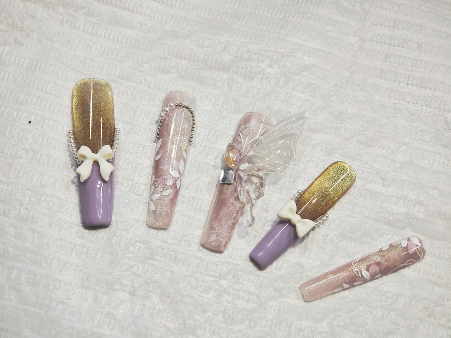 貓眼雕藝美甲，南寧美甲培訓(xùn)新手