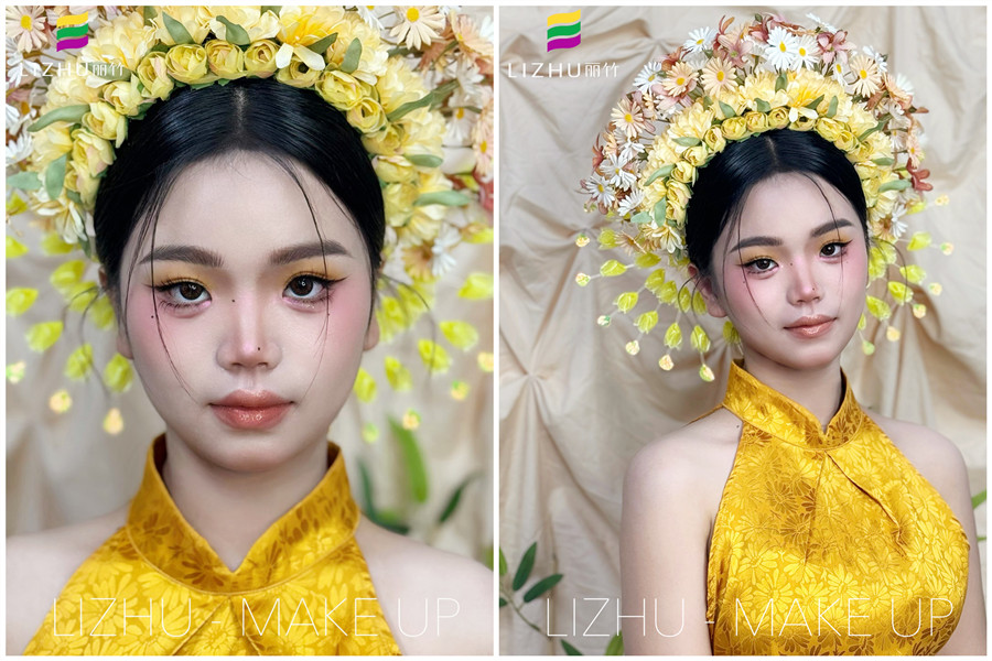 旅拍寫真簪花造型，廣西旅拍寫真作品