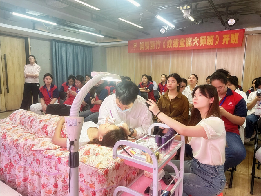 南寧紋繡培訓(xùn)開班，技術(shù)拓客技巧大放送