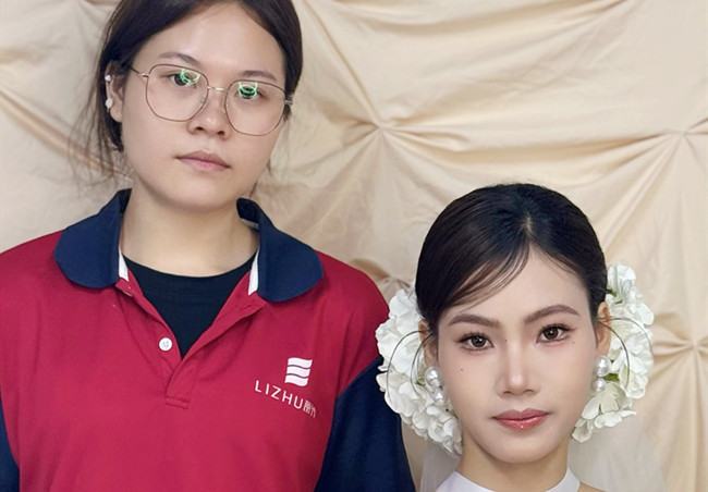 韓式新娘造型，南寧寫真彩妝實(shí)訓(xùn)作品