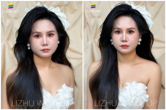 韓式人魚燙披發(fā)，廣西彩妝藝術(shù)形象