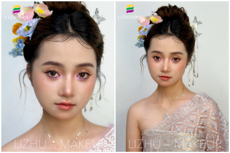 傣族造型，廣西化妝攝影化妝培訓(xùn)